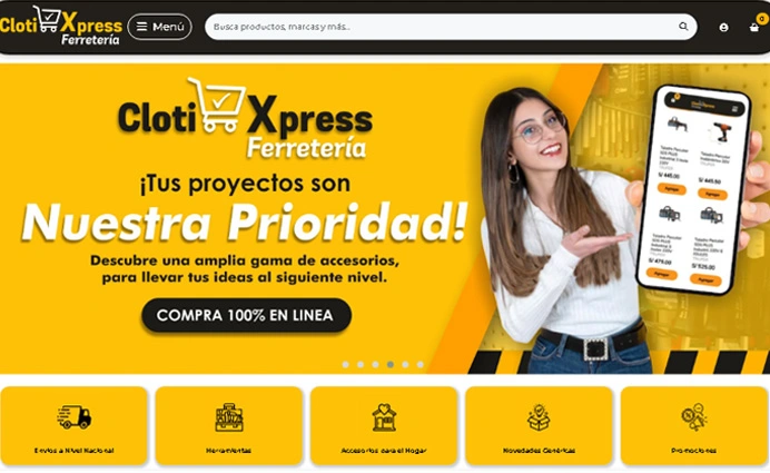 Proyecto Tienda Online Edrian Vision Desarrollador Web